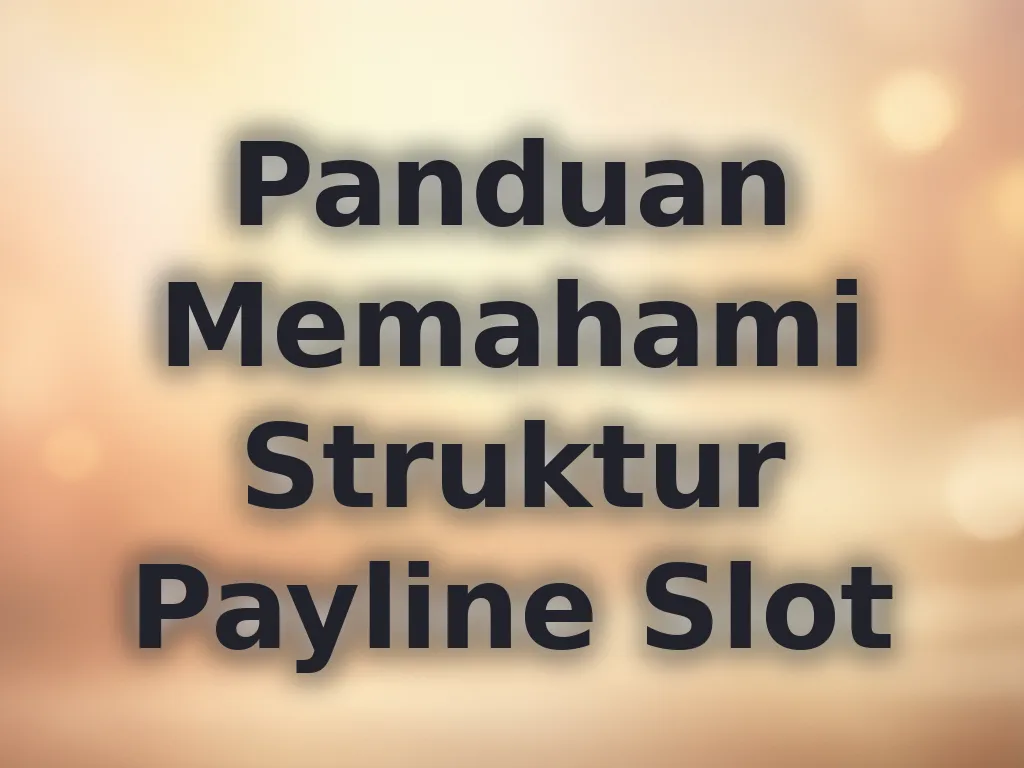 Panduan Memahami Struktur Payline Slot